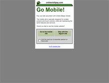 Tablet Screenshot of online-billpay.com